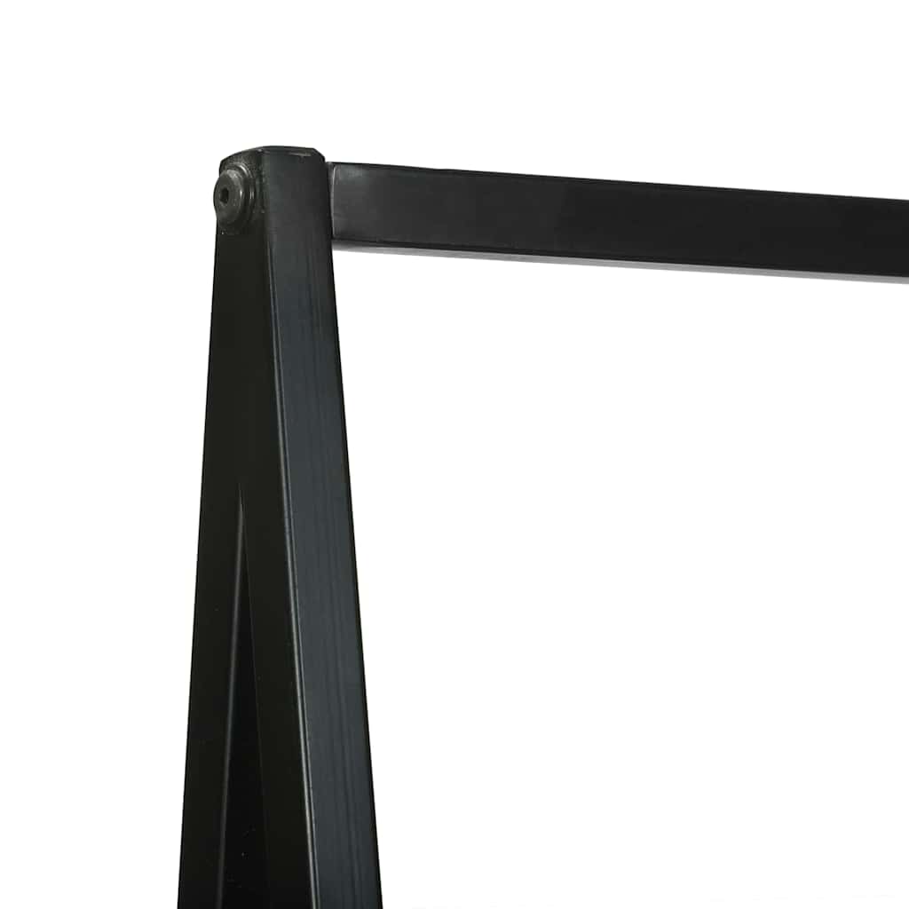 Kleiderständer Schwarz 60 x 45 x 180 cm Massivholz Akazie