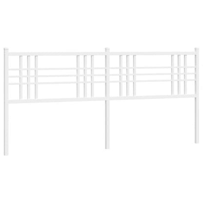 Ersatz-Kopfteil Metall Weiß 180 cm