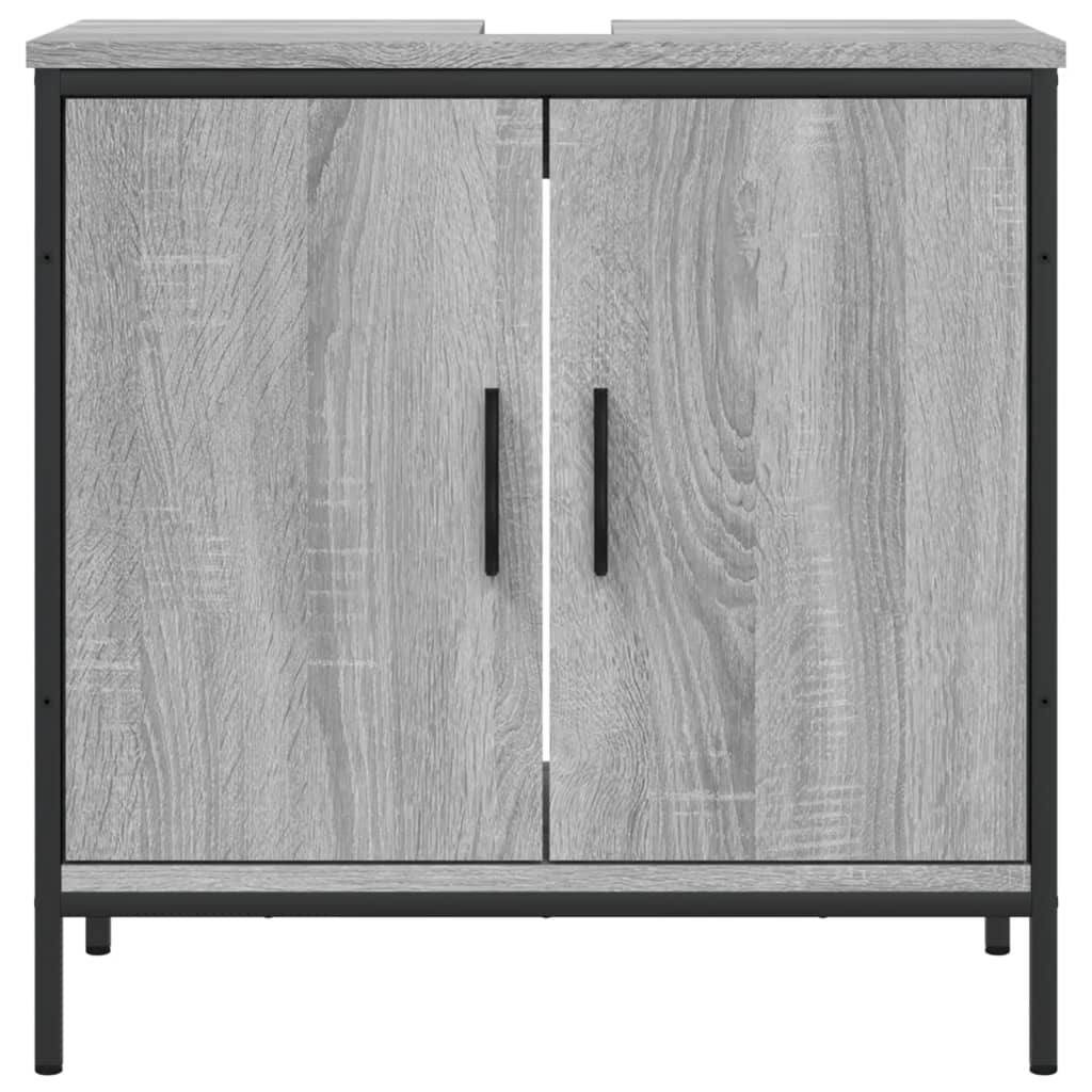 Meuble vasque Sonoma gris 60x30x60 cm en bois