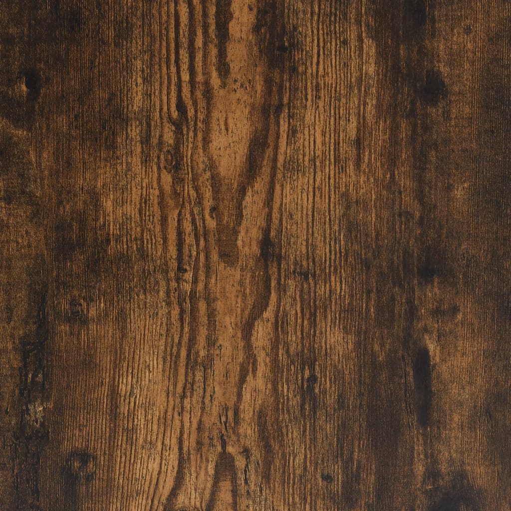 Meuble sous évier chêne fumé 60x33x60 cm en bois