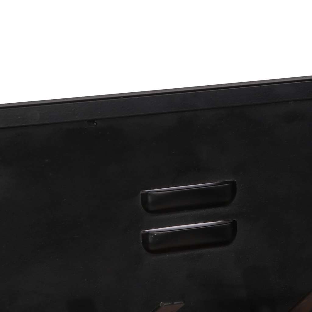 Wandgarderobe 90x11x30 cm Massivholz Mango