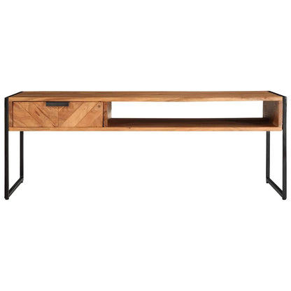 Couchtisch 110x55x40 cm Massivholz Akazie