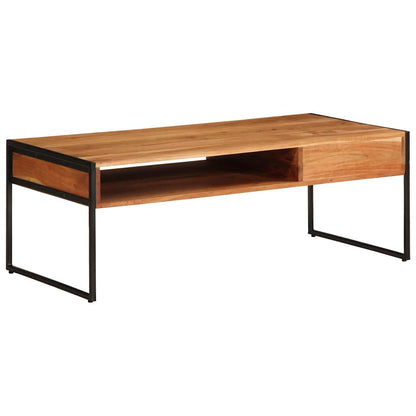 Couchtisch 110x55x40 cm Massivholz Akazie