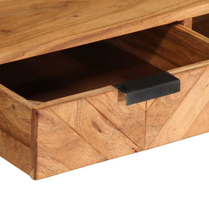 Couchtisch 110x55x40 cm Massivholz Akazie
