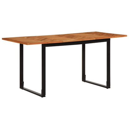 Esstisch 160x80x75 cm Massivholz Akazie