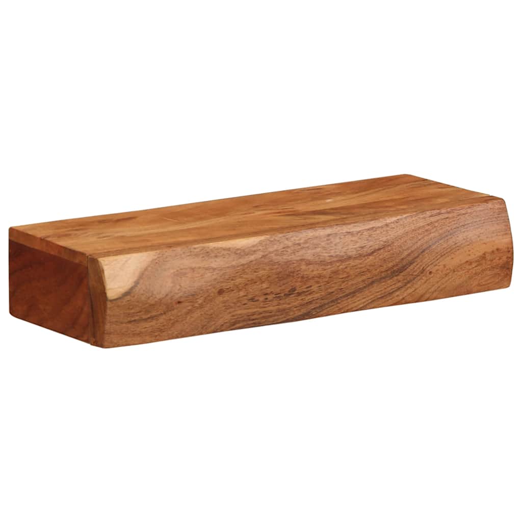 Wandregale 2 Stk. 40x17x8 cm Massivholz Akazie