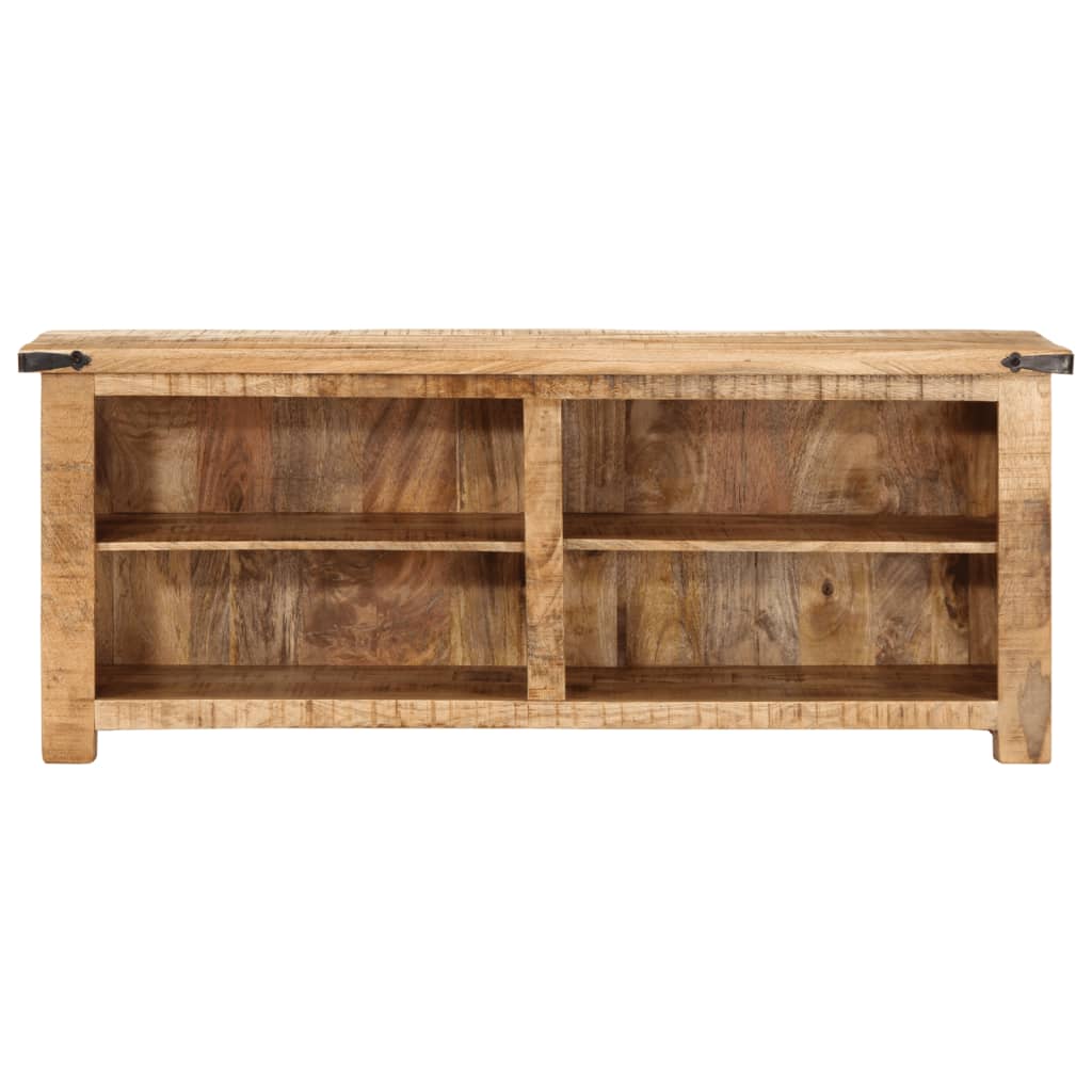 Meuble TV 110x35x40 cm en bois de manguier massif