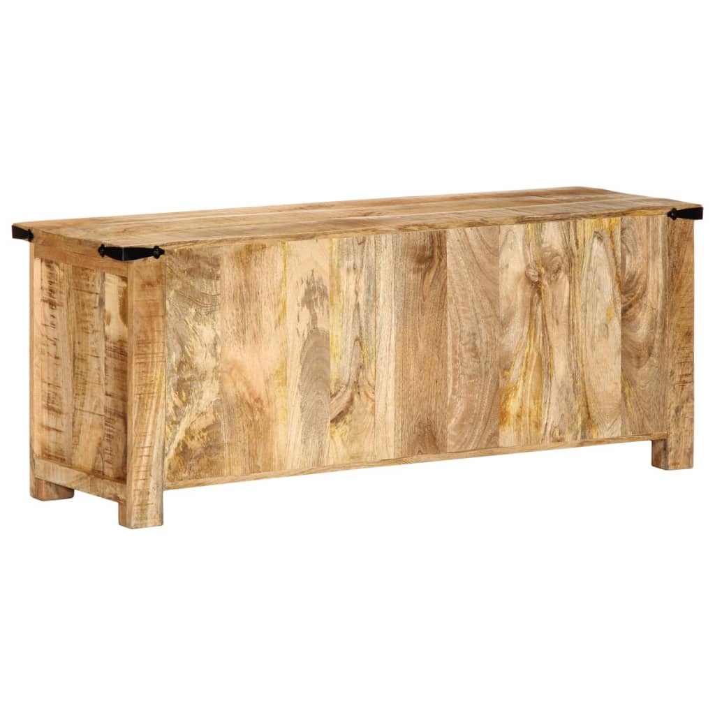 Meuble TV 110x35x40 cm en bois de manguier massif