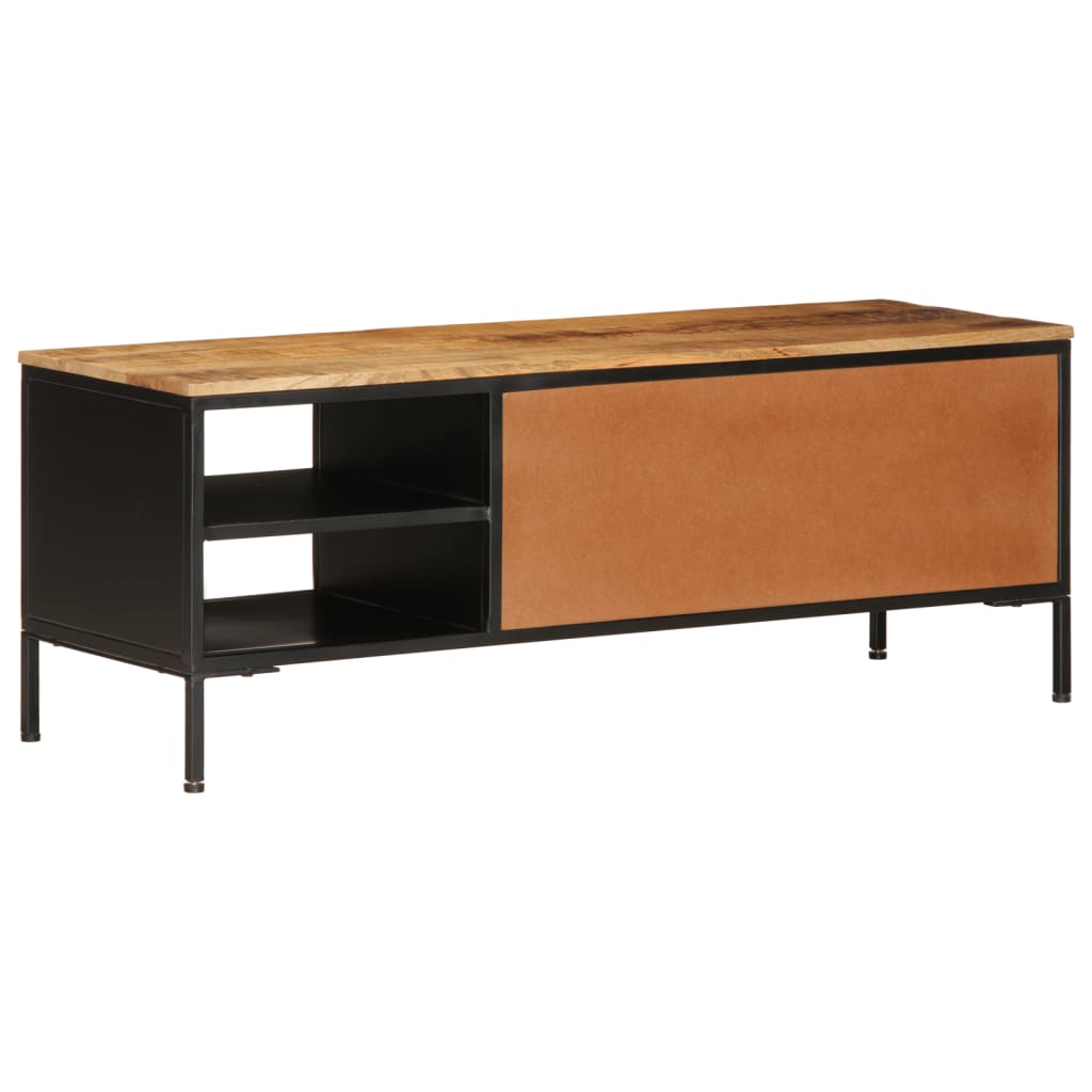 TV-Schrank 110x35x40 cm Massivholz Mango