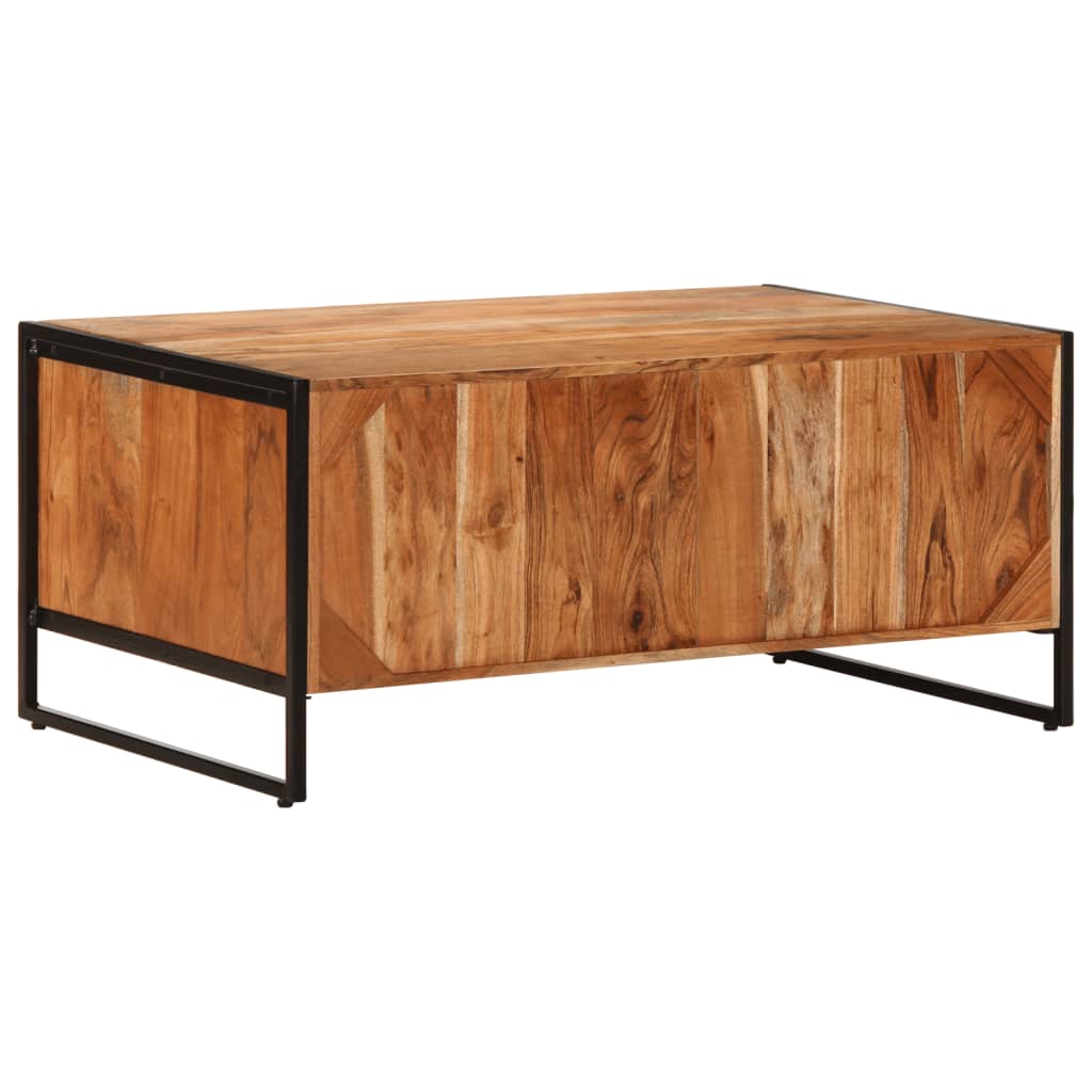 Table basse 90x55x40 cm en bois d'acacia massif