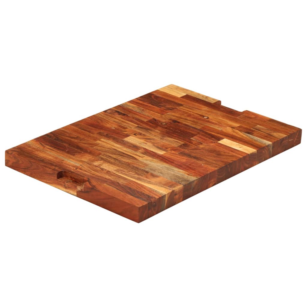 Schneidebrett 60x42x4 cm Massivholz Akazie