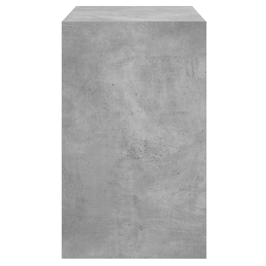 Shoe Cabinet Concrete Grey 80x42x69 cm Wood Material
