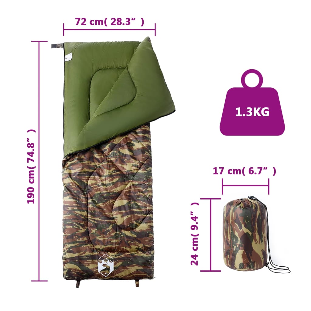 Sac de couchage pour adultes camping 3 saisons