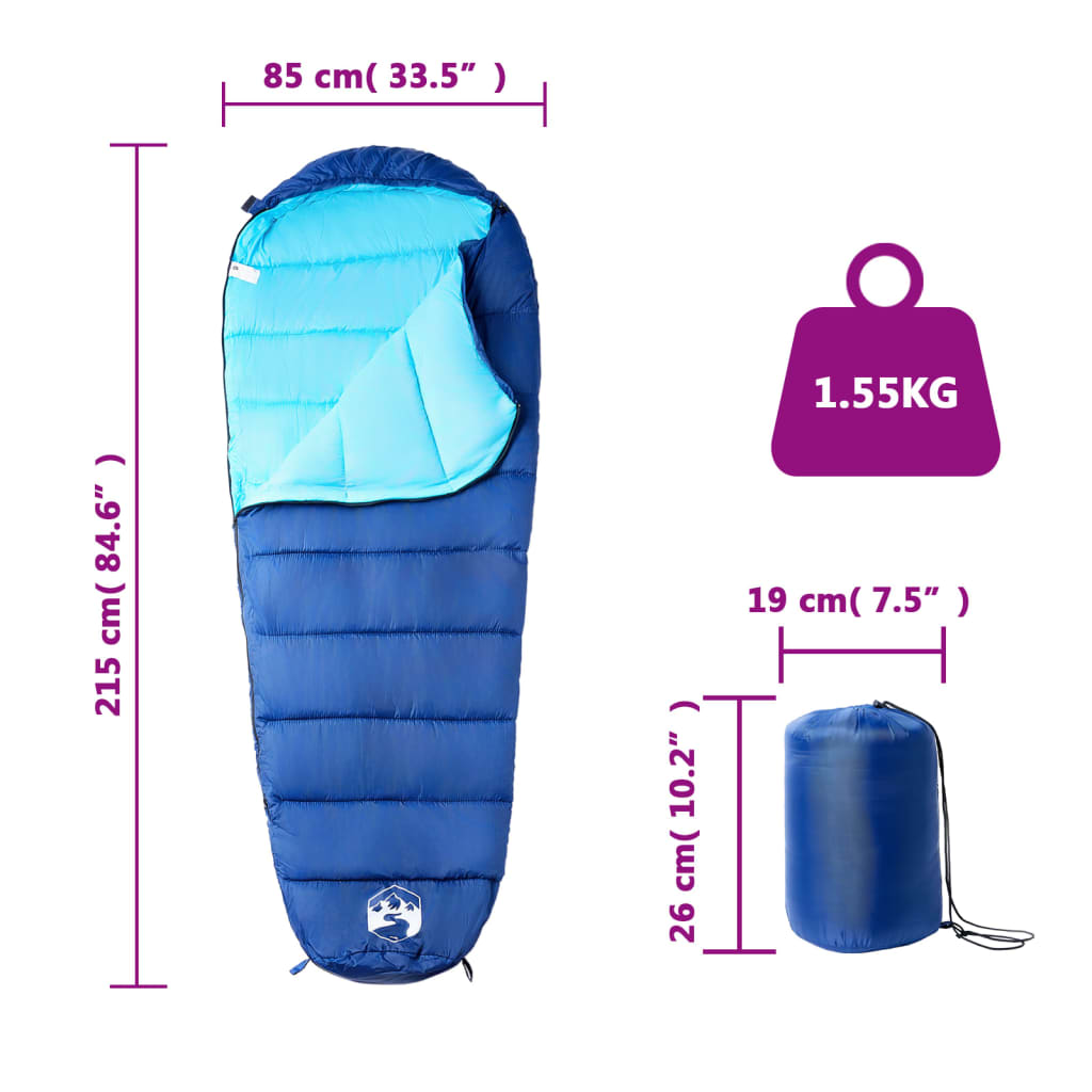 Sac de couchage momie pour adultes camping 3 saisons