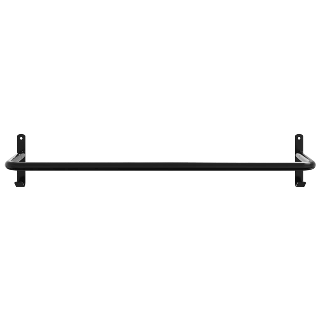 Satteldeckenhalter Schwarz Eisen