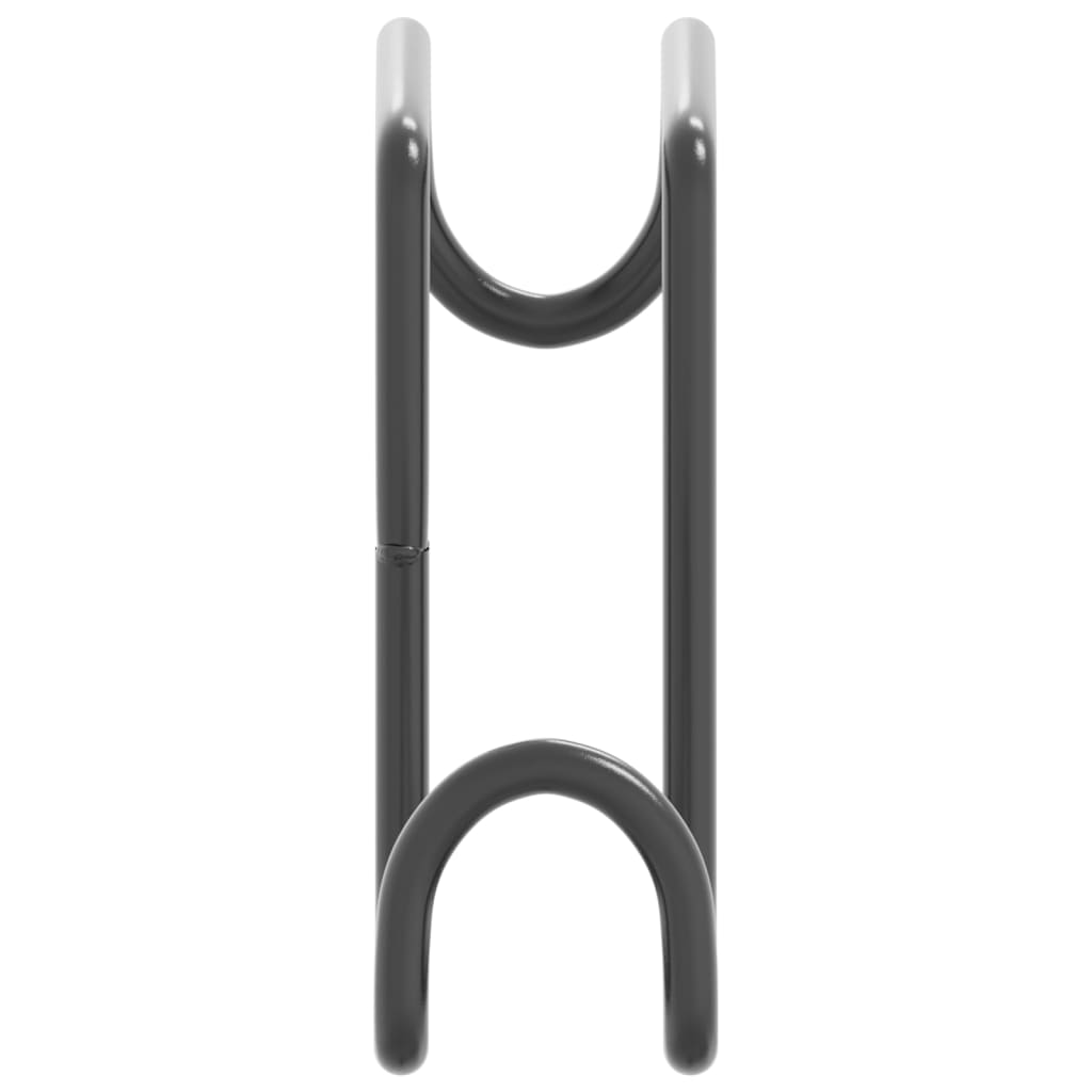 Trensenhalter 3 Stk. Schwarz Stahl