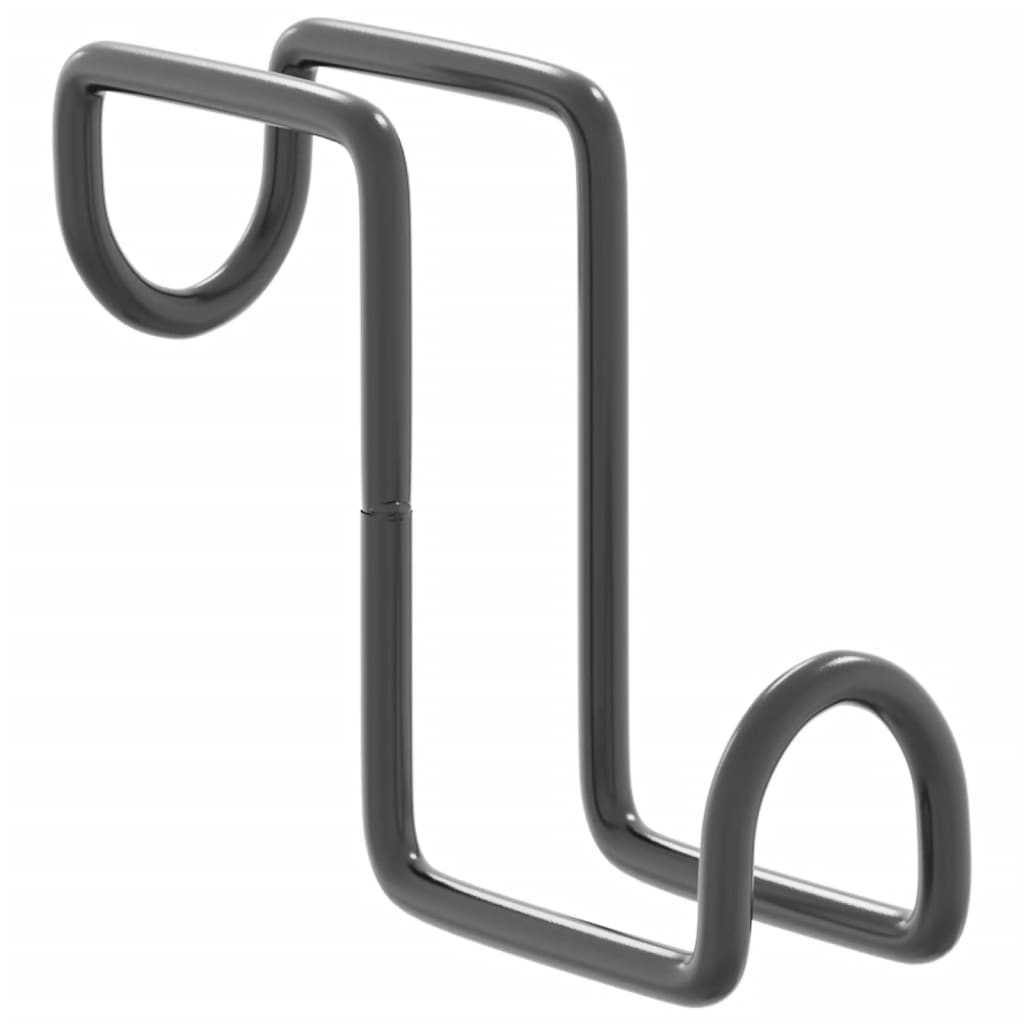 Trensenhalter 3 Stk. Schwarz Stahl