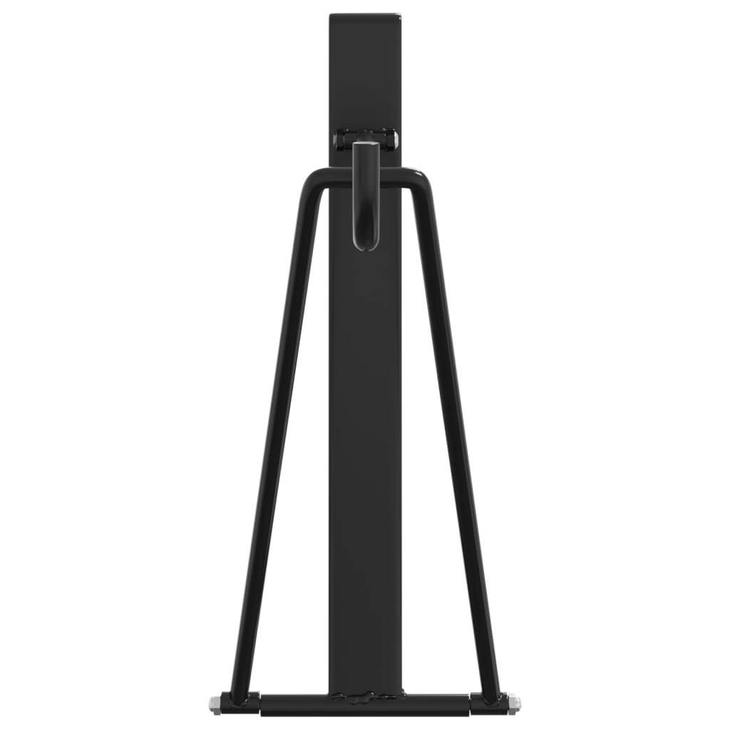 Sattelhalter Klappbar Tragbar Schwarz Stahl