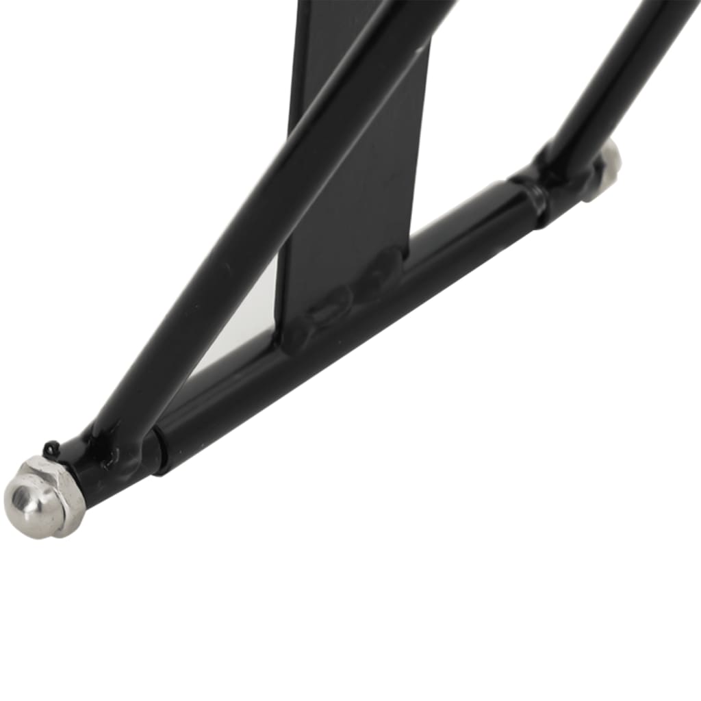 Sattelhalter Klappbar Tragbar Schwarz Stahl