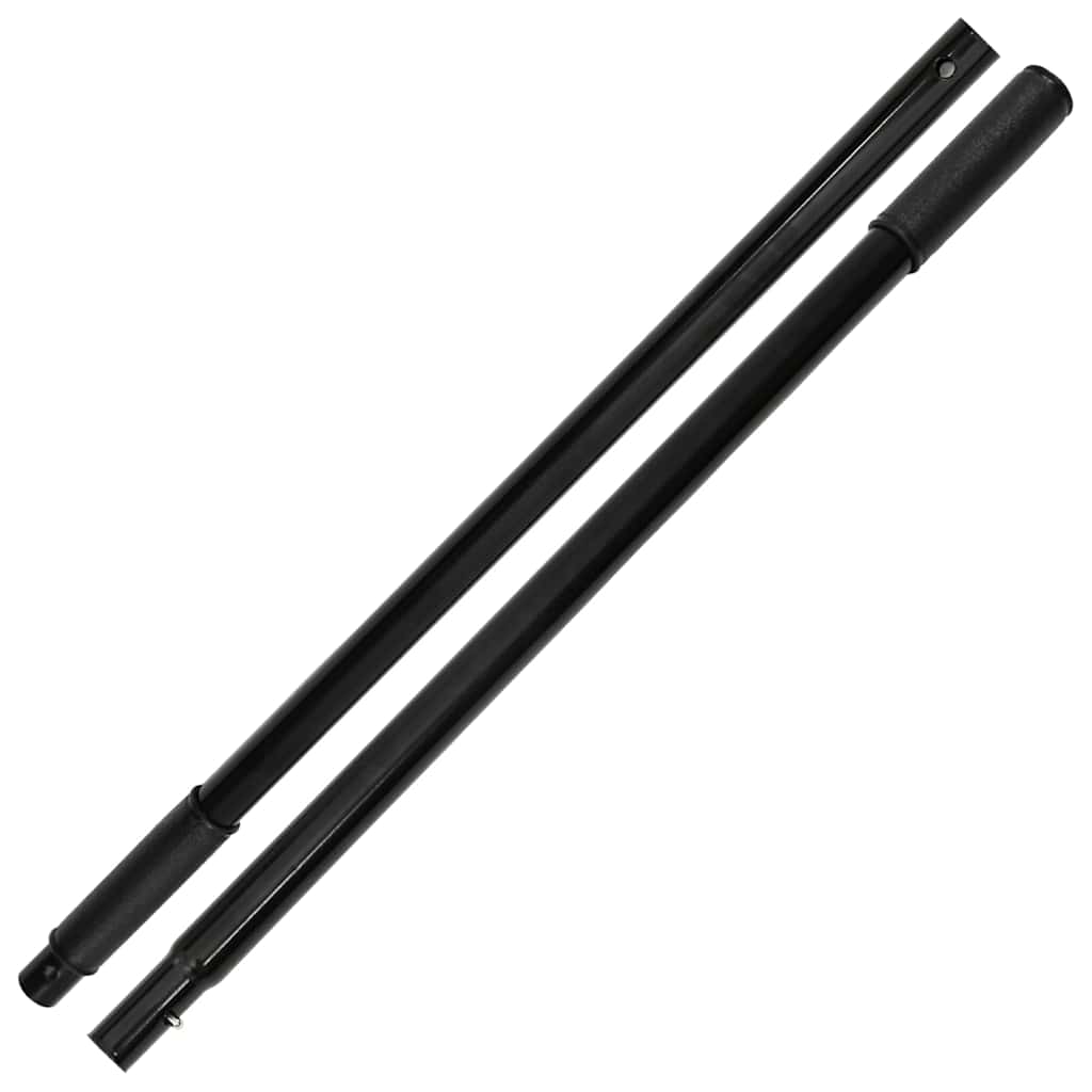 Heugabel-Stiel Ø3,5x127,5 cm Schwarz Stahl