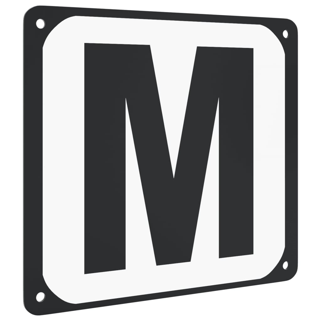 Buchstaben für Dressurviereck 12 Stk. Stahl