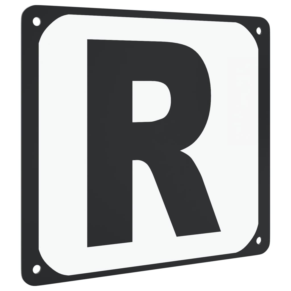 Buchstaben für Dressurviereck 12 Stk. Stahl