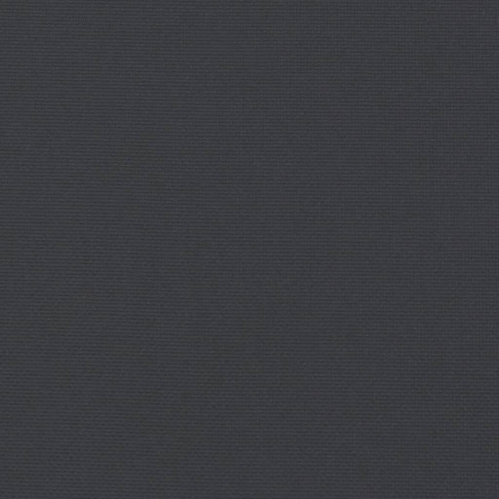 Hochlehner-Auflagen 6 Stk. Schwarz Oxford-Gewebe