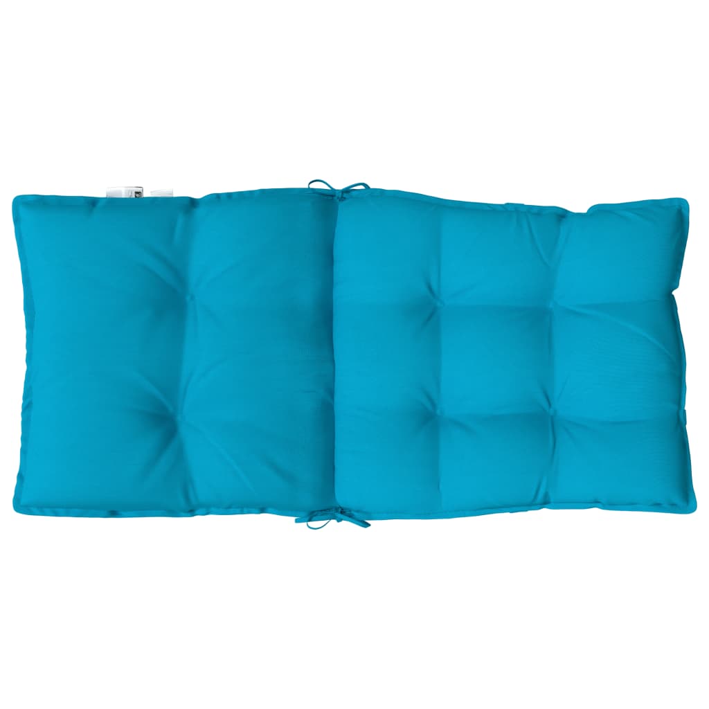 Niedriglehner-Auflagen 2 Stk. Hellblau Oxford-Gewebe