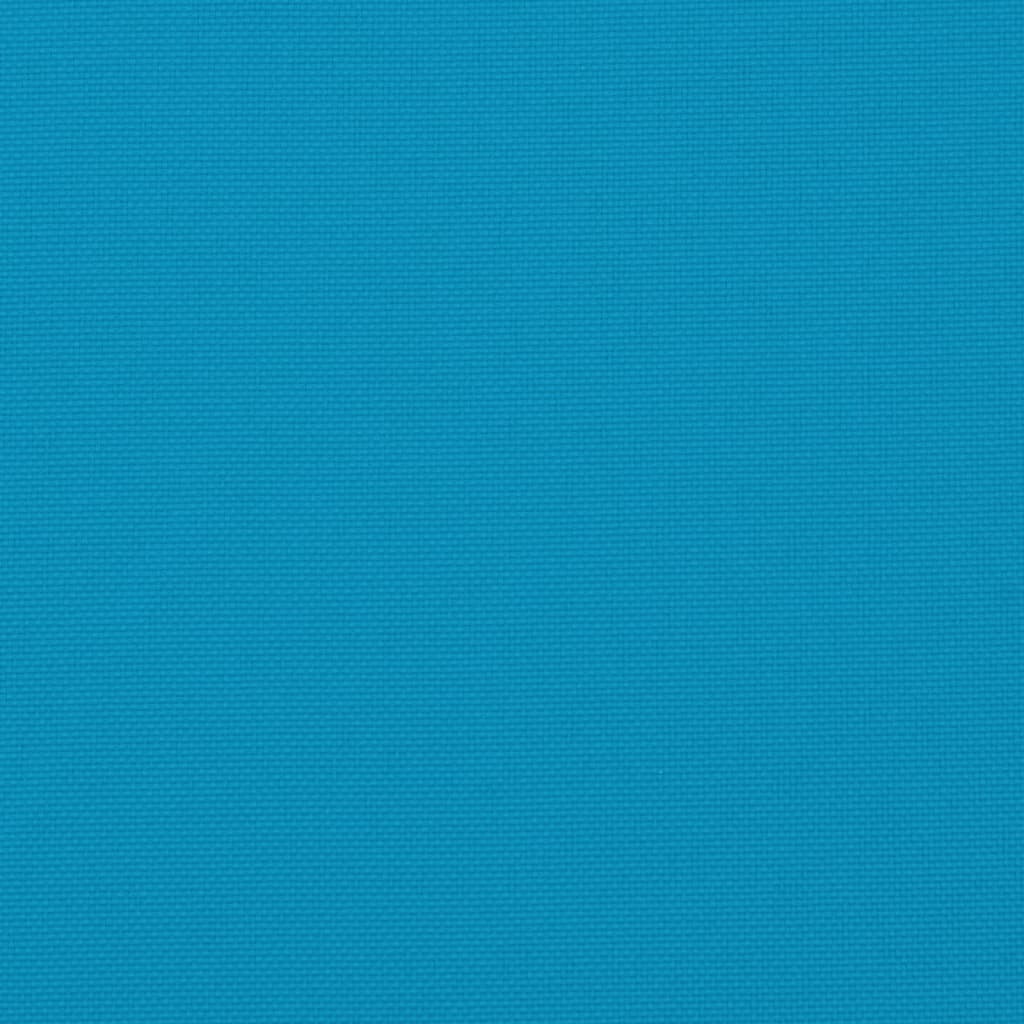 Niedriglehner-Auflagen 6 Stk. Hellblau Oxford-Gewebe