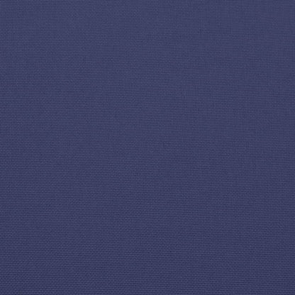 Hochlehner-Auflagen 4 Stk. Marineblau Stoff