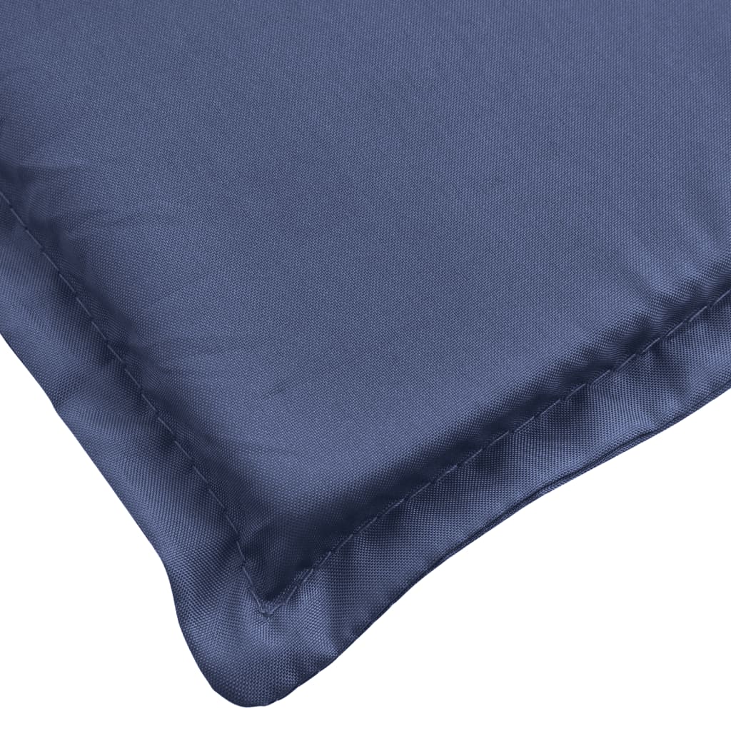 Coussin pour bain de soleil en tissu oxford bleu marine