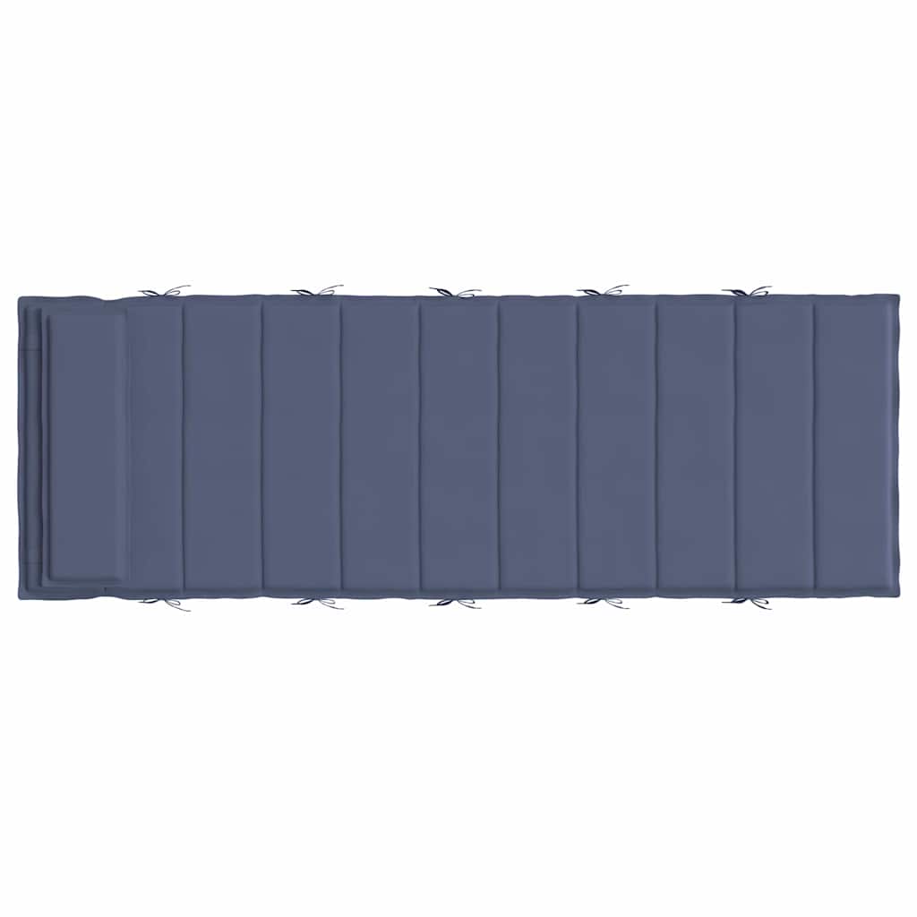 Sonnenliegen-Auflage Marineblau 180x60x4 cm Oxford-Gewebe