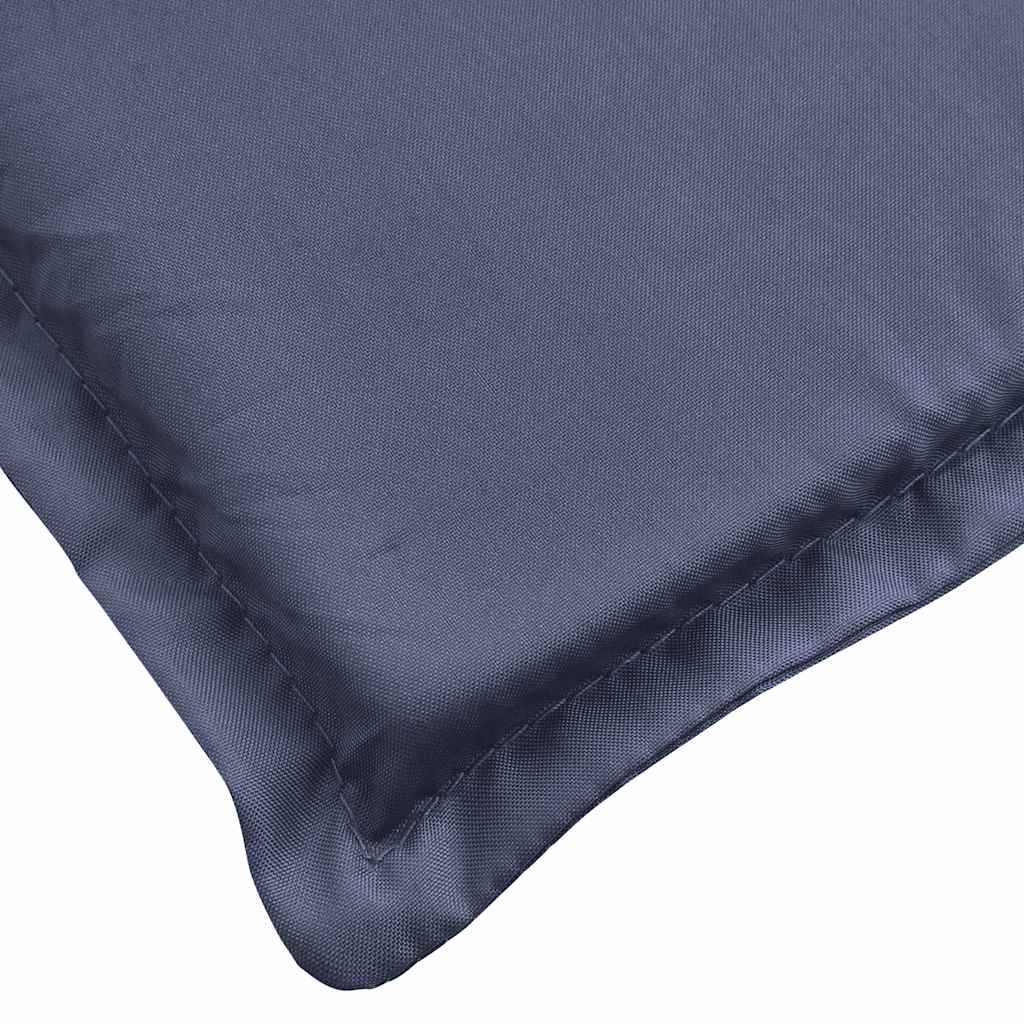 Sonnenliegen-Auflage Marineblau 180x60x4 cm Oxford-Gewebe