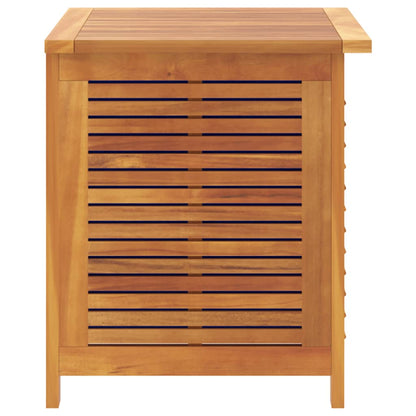 Gartenbox mit Lüftungsschlitzen 60x50x56 cm Massivholz Akazie