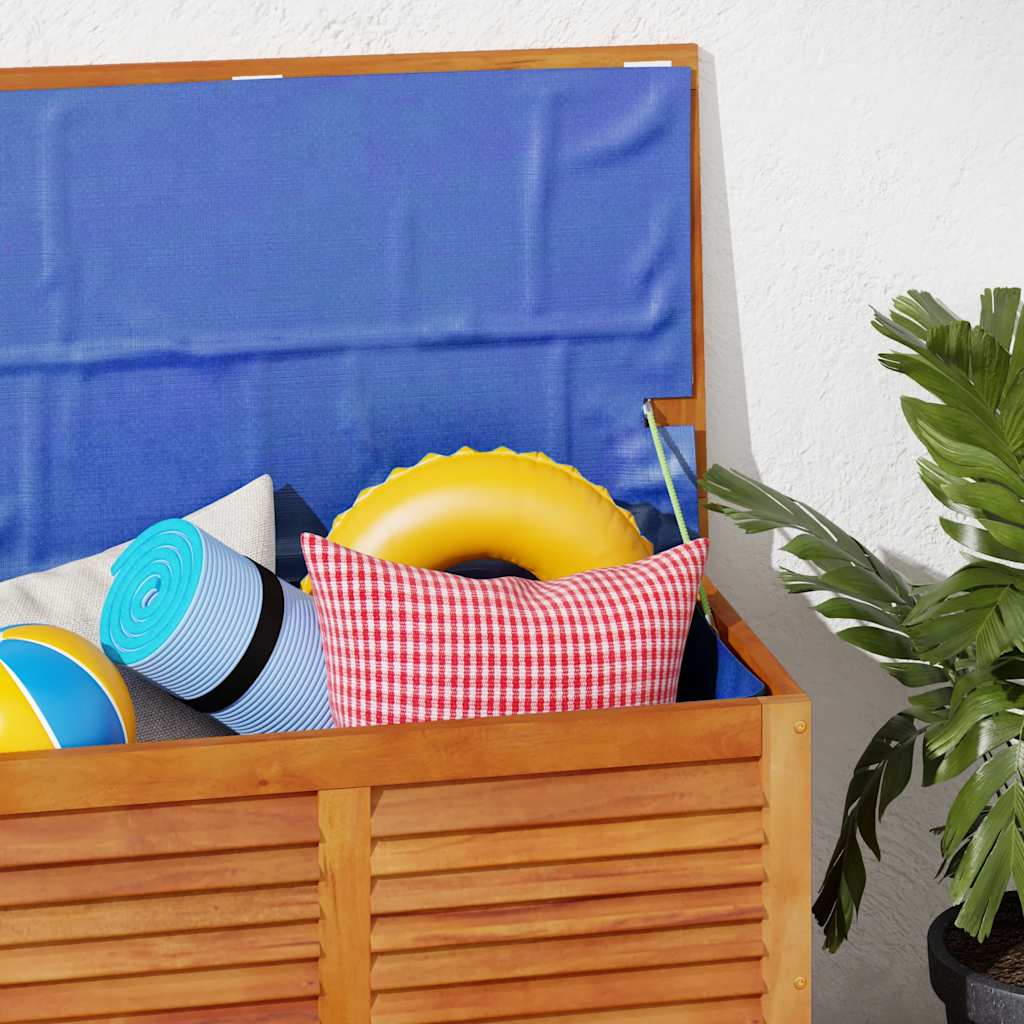 Gartenbox Mit Lüftungsschlitzen Massivholz Akazie