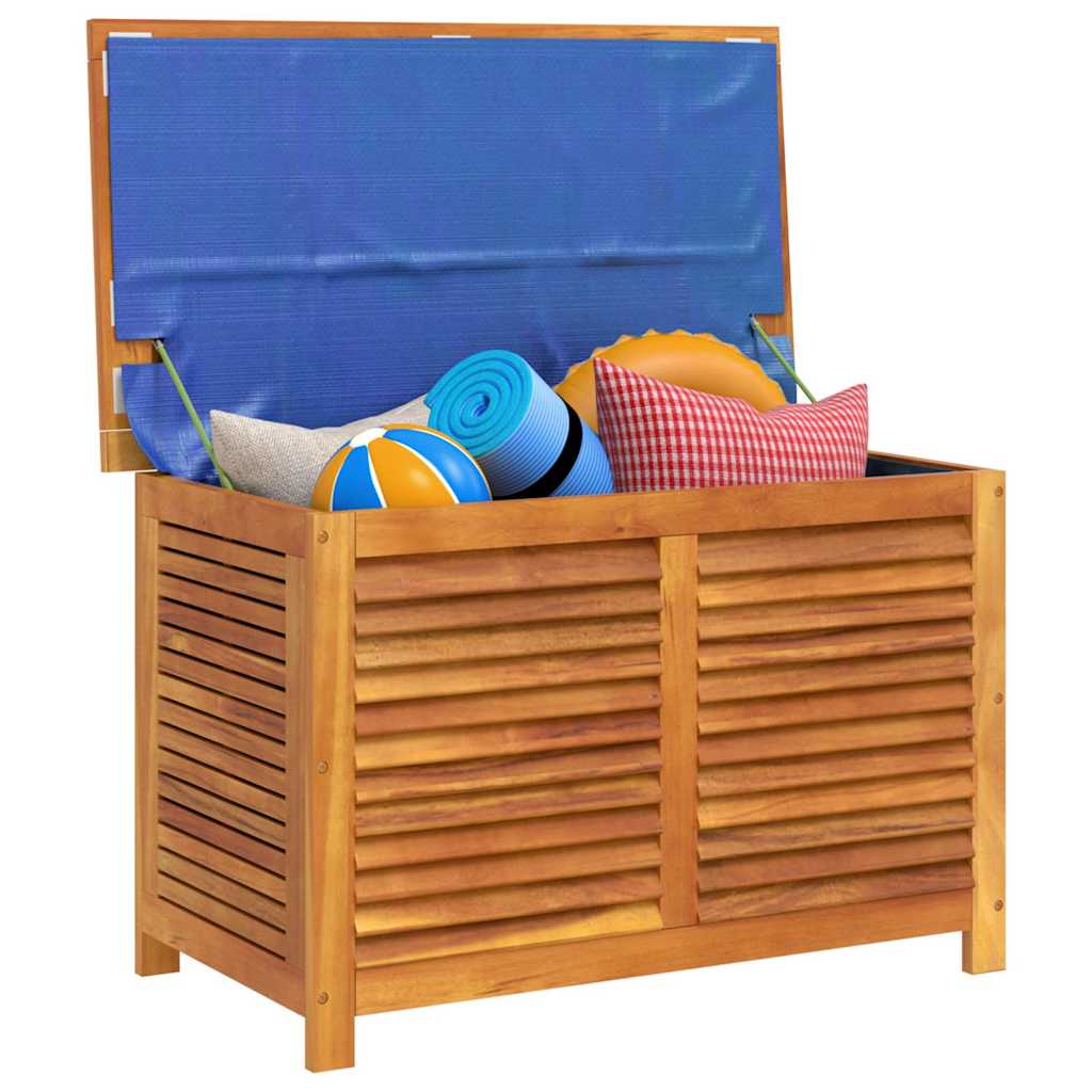 Gartenbox Mit Lüftungsschlitzen Massivholz Akazie