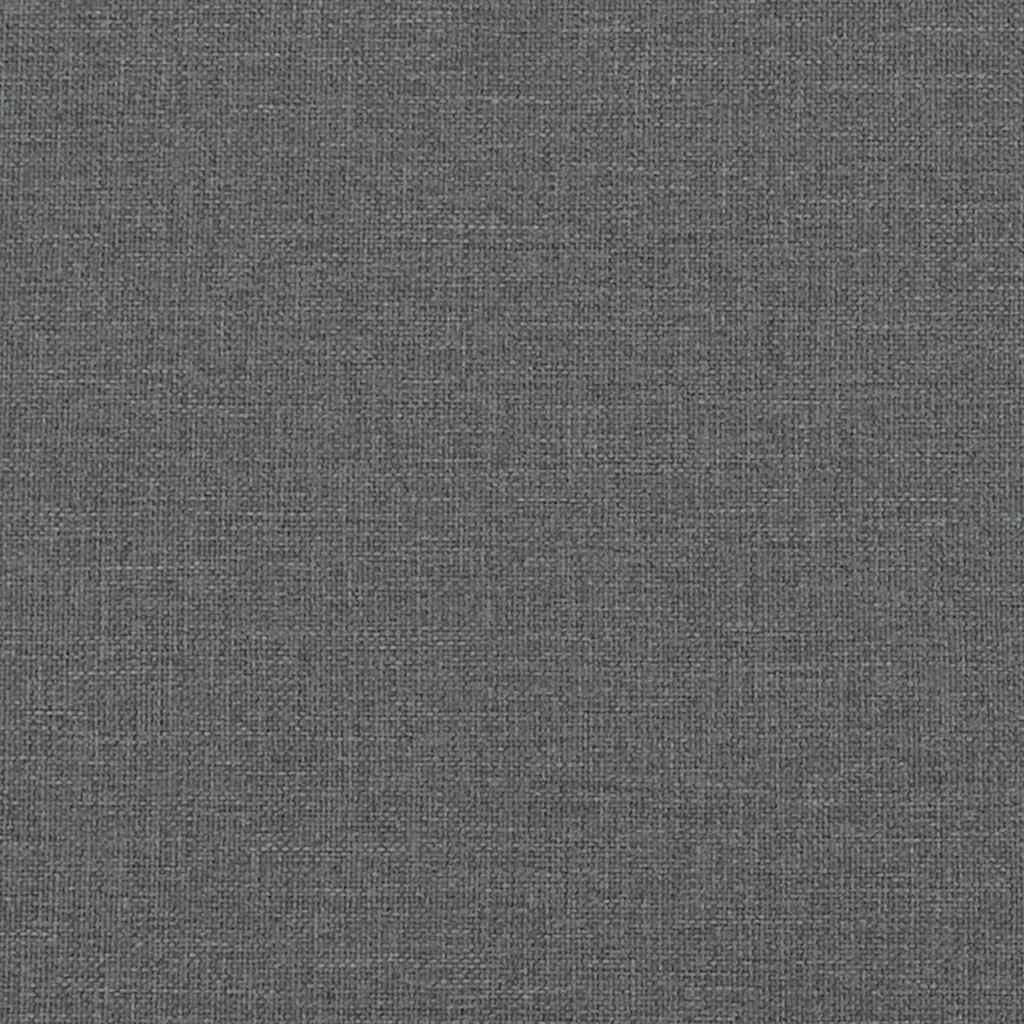 Fauteuil Chesterfield en tissu gris foncé