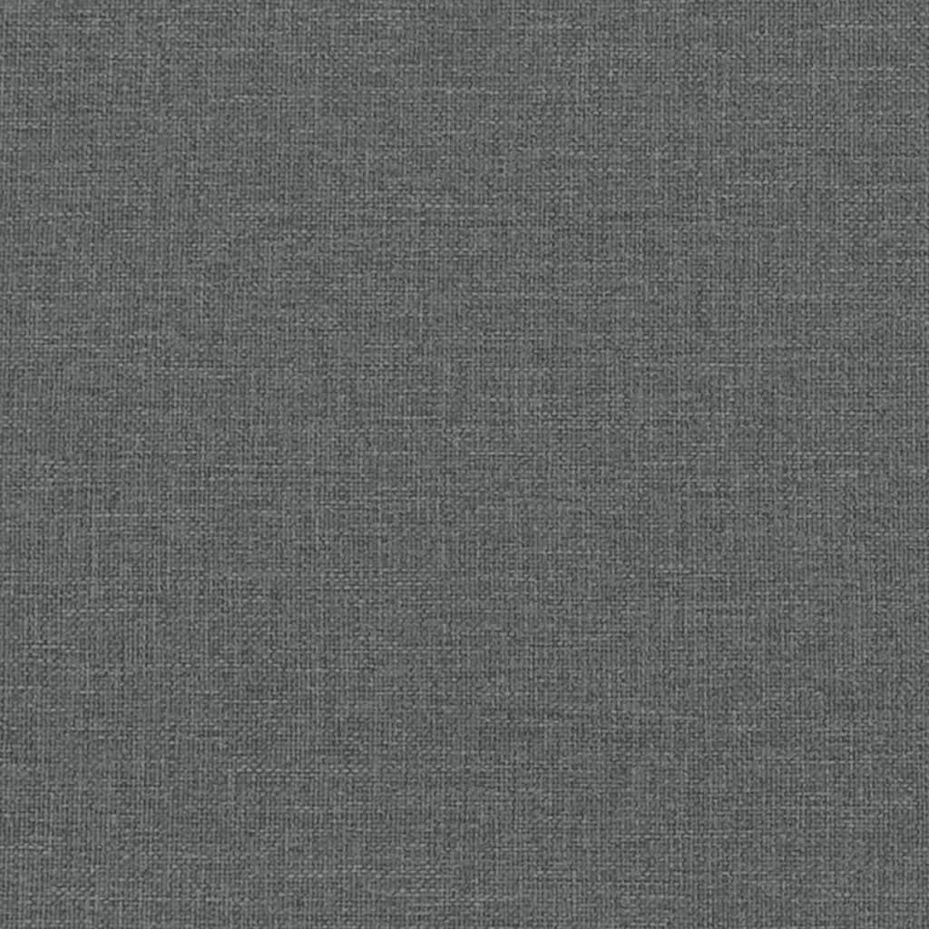 Canapé 2 places tissu gris foncé