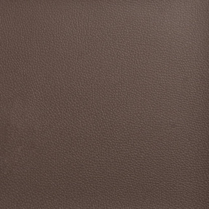 Chesterfield-Sofa 3-Sitzer Braun Kunstleder