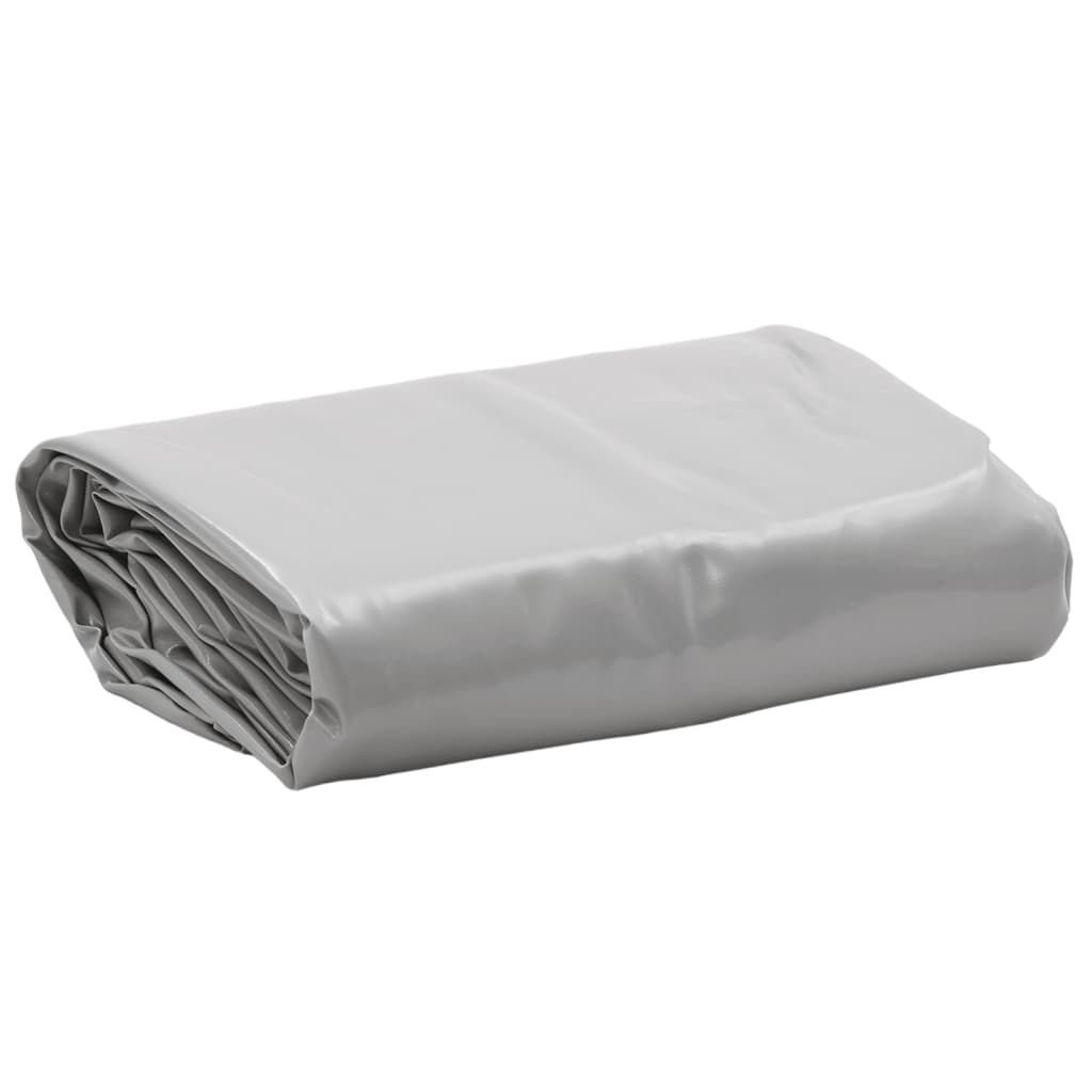 Plane 650g / m² Grau 1,5 x 2 m Canvas mit PVC-Beschichtung