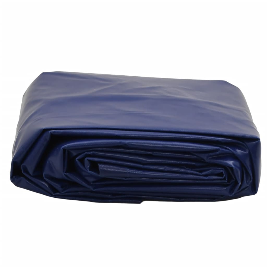Plane 650g / m² Blau 1 x 2,5 m Canvas mit PVC-Beschichtung
