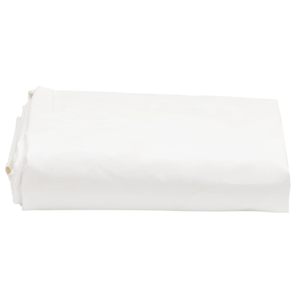 Plane 650g / m² Weiß 1 x 2,5 m Canvas mit PVC-Beschichtung