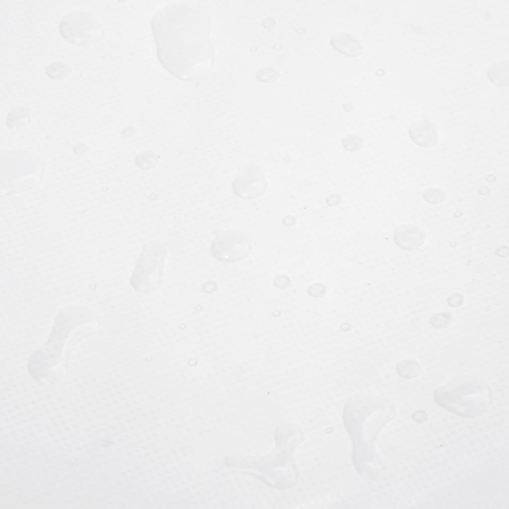 Plane 650g / m² Weiß 1 x 2,5 m Canvas mit PVC-Beschichtung