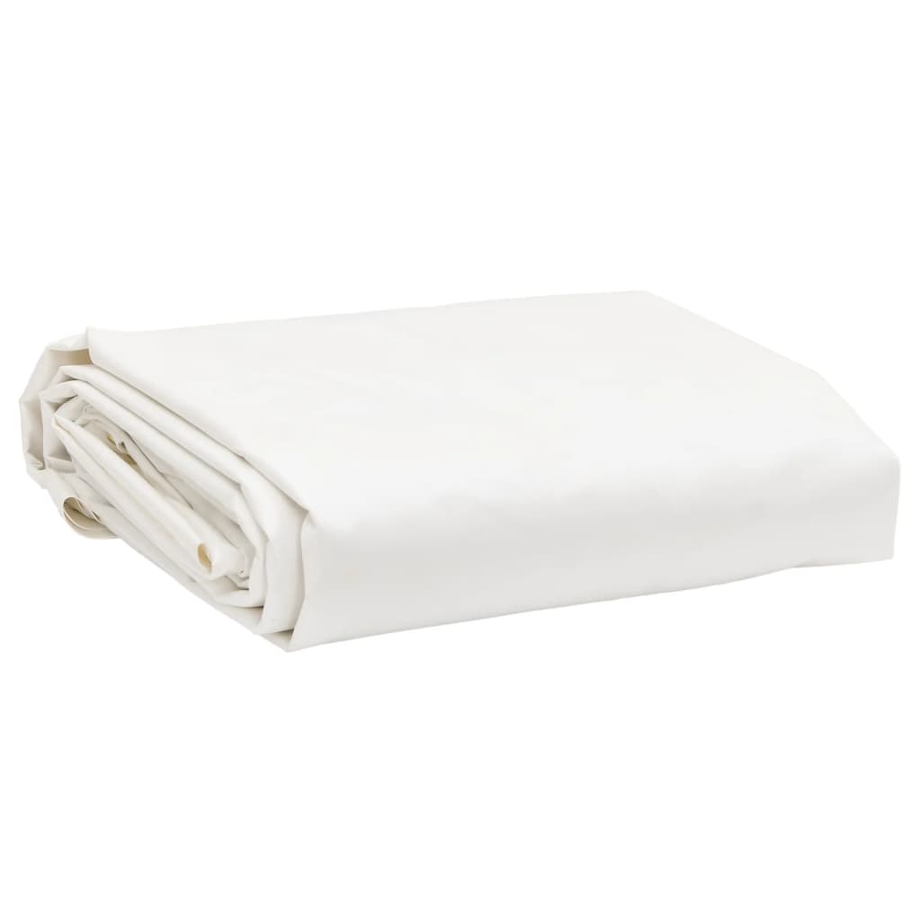 Plane 650g / m² Weiß 1,5 x 2 m Canvas mit PVC-Beschichtung