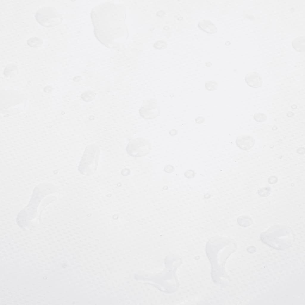 Plane 650g / m² Weiß 1,5 x 2,5 m Canvas mit PVC-Beschichtung