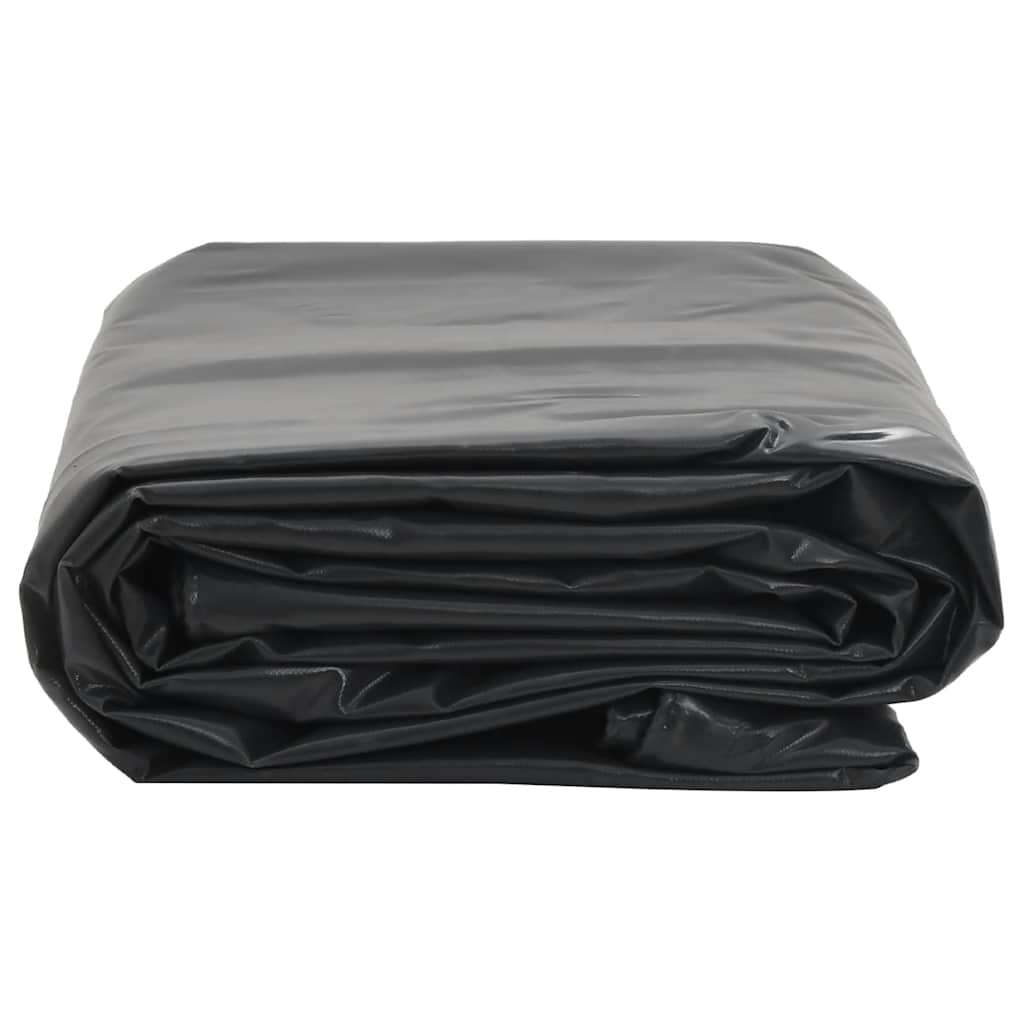 Plane 650g / m² Anthrazit 2 x 3 m Canvas mit PVC-Beschichtung