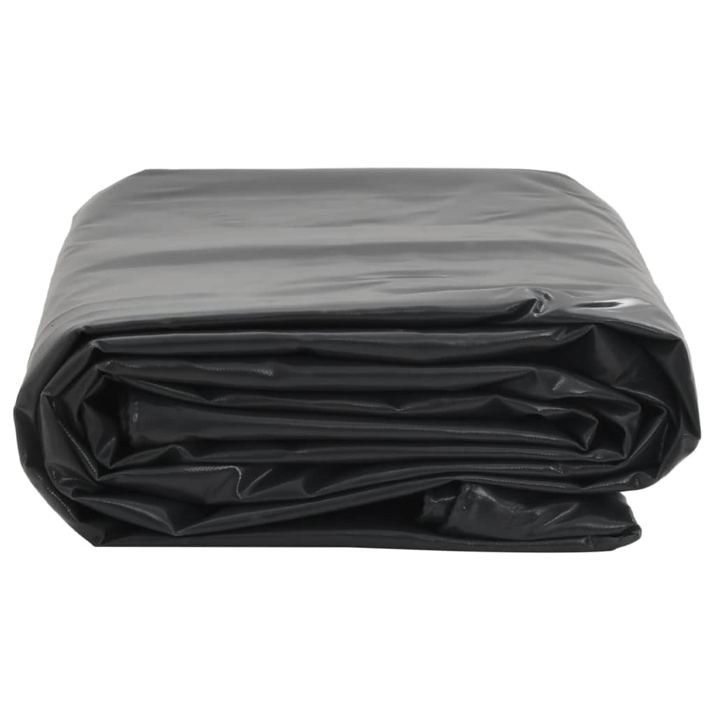 Plane 650g / m² Anthrazit 3 x 4 m Canvas mit PVC-Beschichtung