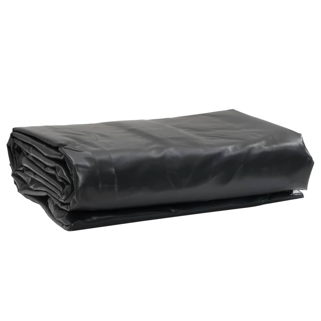 Plane 650g / m² Anthrazit 4 x 7 m Canvas mit PVC-Beschichtung