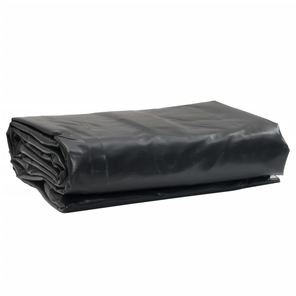 Plane 650g / m² Anthrazit 1,5 x 2,5 m Canvas mit PVC-Beschichtung
