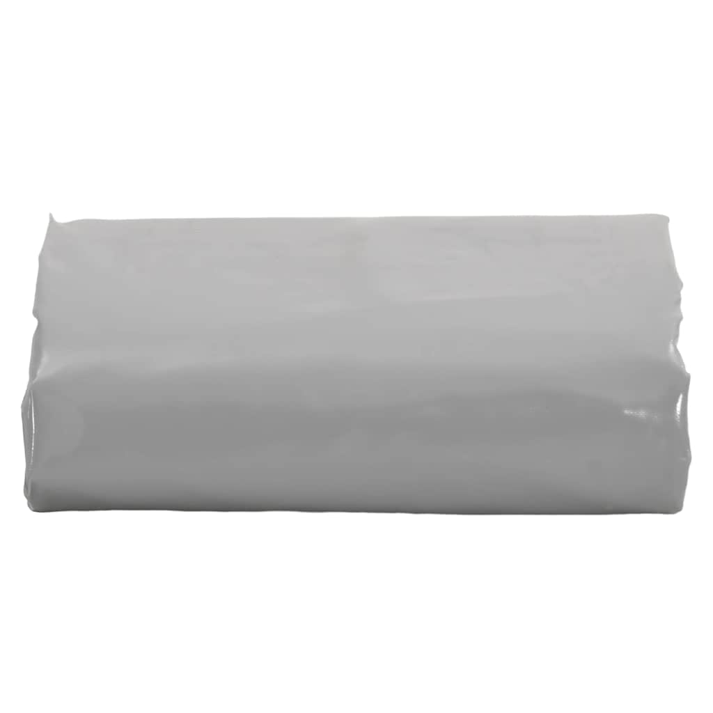 Plane 650g / m² Grau 3,5 x 5 m Canvas mit PVC-Beschichtung